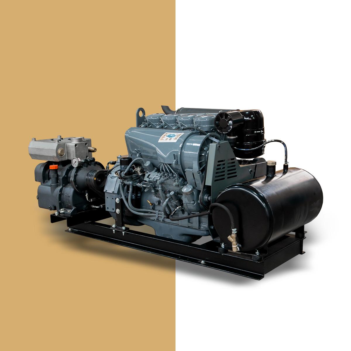 Compresor de tornillo sin aceite