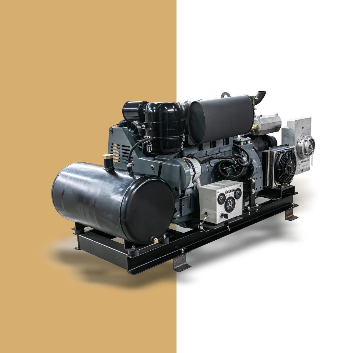 Compresor de tornillo sin aceite