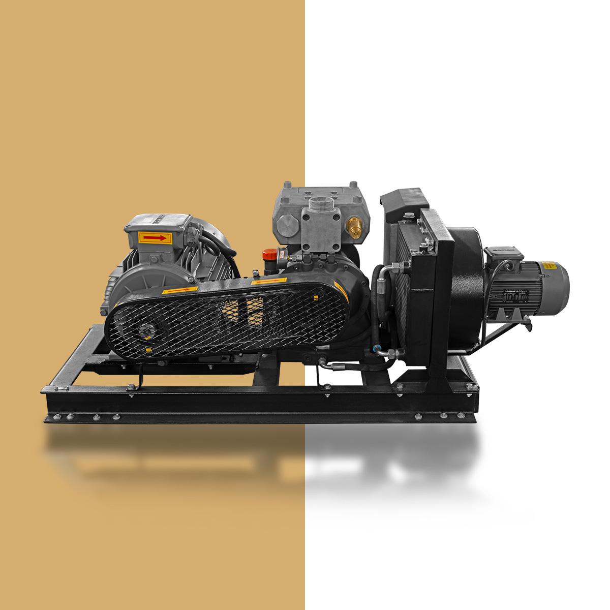 Compresor de tornillo sin aceite